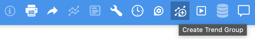 Create Trend group in the header